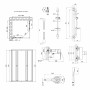 Готовое решение Qtap 12: Душ. кабина квадрат., 90x90 + Смеситель для душа + Стойка + Шланг + Лейка