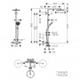 RAINDANCE SELECT S душова система 240 1jet, PowderRain, з термостатом, бiлий матовий