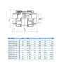 Зворотній клапан ПВХ Effast CDRCVD0200 пружинний, d20 мм
