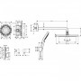 CROMA душевая система 280 Ecostat S, 1jet, с термостатом, с ручным душем Raindance Select S 120, 3jet, черный матовый