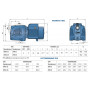 Насос самовсасывающий Pedrollo JSWm 2AX