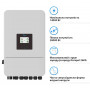 Гібридний інвертор Deye SUN-15K-SG05LP3-EU-SM2 15kW, 3Ф, 48V
