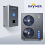 Тепловий насос повітря-вода Raymer RAY-18DS2-EVI 18 кВт, інвертор до -30 °C, спліт-система до 240 кв.м. 220V