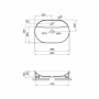 Раковина Qtap Scorpio 610x400x120 White QT14112203WN