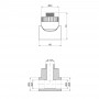 Тройник PPR Thermo Alliance 25х1/2"х25 НР