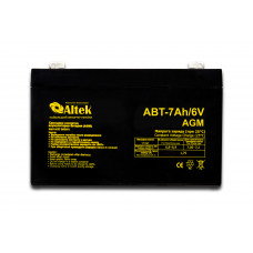 Акумулятор ALTEK ABT 7Ah 6V AGM