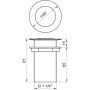 Донний клапан Globus Lux HG-053B (Click-clack)