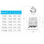 Фільтр Emaux T450 Volumetric (8 м3/год, D457)