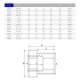 Перехідник ПВХ Hidroten 1002475, різьбове з'єднання НР-ВР, 1 1/4"-1"