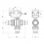 Кран шаровой зонный Icma 1" 1/4 №343