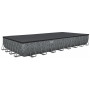 Каркасный бассейн Bestway Grey 561KJ (956х488х132 см) с песочным фильтром, тентом и лестницей