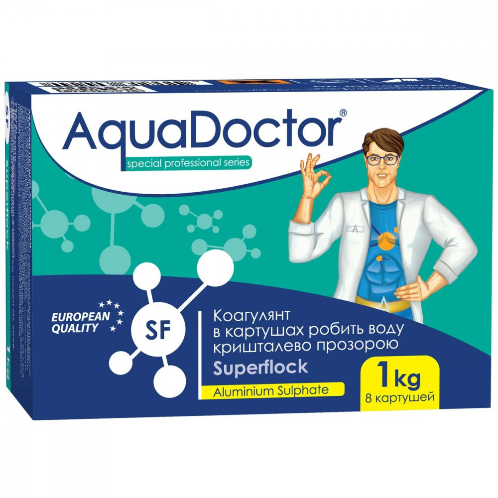 Коагулюючий засіб в картушах AquaDoctor Superflock 