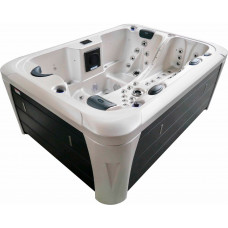СПА-басейн Aquajoy Miami (230х170х92 см), Сріблясто-білий мармур