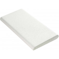 Копинговый камень Aquazone Tuff 250x500x50-25 мм, белый (пористый)