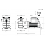 Насос Hayward Max Flo VS SP1811VS (220 В, 13.5 м3/год, 1.1 HP), 4-швидкісний