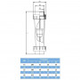 Ротаметр Aquaviva DN15 з муфтовим закінченням d20 мм 60-600 л/год