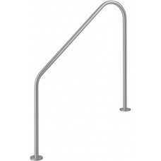 Поручень Flexinox 87162260 для римських сходів 2-BEND (1829 мм, фланець, AISI-316L)