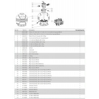 Дюзова коробка в комплекті з трубою для Emaux MFV27 89012513