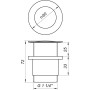 Донный клапан Globus Lux HG-041B (Click-clack)