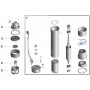 Насос скважинный вихревой VOLKS pumpe PM  4SKm100 0,75кВт + кабель 10м