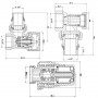 Комплект термостатический SD Forte 1/2" для радиатора угловой SF256W15