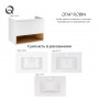 Тумба подвесная Qtap Robin 700х580х437 White/Whitish oak QT1374TPВ7001WWO