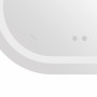 Дзеркало Qtap Gemini 650х900 з LED-підсвічуванням Touch, з антизапотіванням, з димером, рег. темп. кольору (3000-6500K) Reverse QT2578R6590