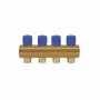 Колектор Icma з регулювальними вентилями 1" 4 виходи №1105 (Blue)