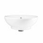 Раковина-чаша Qtap Robin 410х410х180 White с донным клапаном QT1311A004W