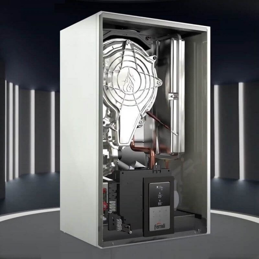 Кондесаційний газовий котел Ferroli Bluehelix Hitech RRT 24C