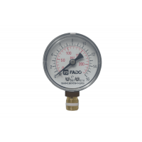 Манометр FADO вертикальний Д50 1/4" 16 бар