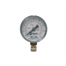 Манометр FADO вертикальный Д50 1/4" 16 бар
