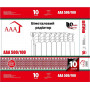 Биметаллический радиатор AAA 500/96 1,4кг Red