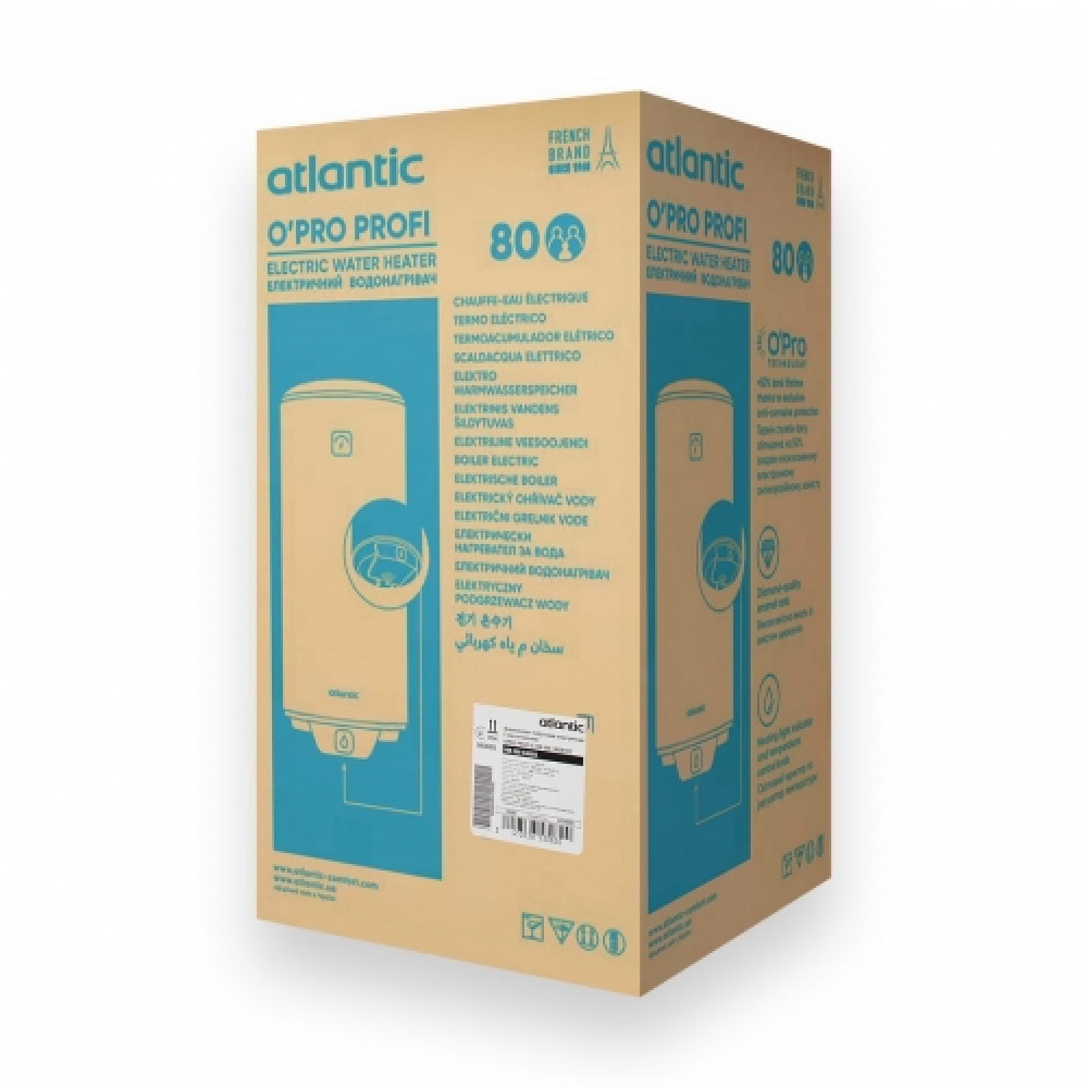 Водонагреватель Atlantic O`Pro Horizontal HM 080 D400S (1500W)