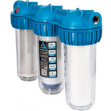 Фільтр для води Aquastrong MP3-10310, 3 колби 10", різьблення 1"