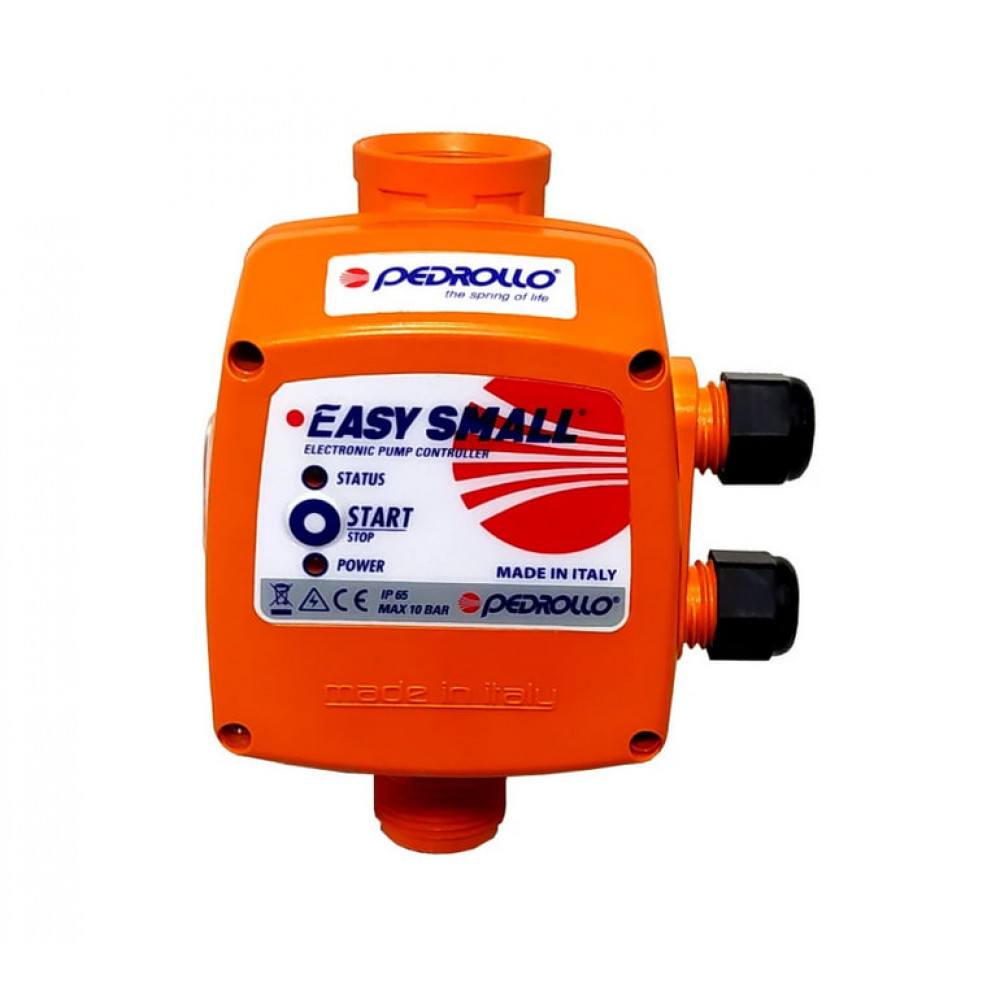 Електронний регулятор тиску Pedrollo Easy Small-2M з манометром (start 1.5 bar) з захистом від сухого ходу
