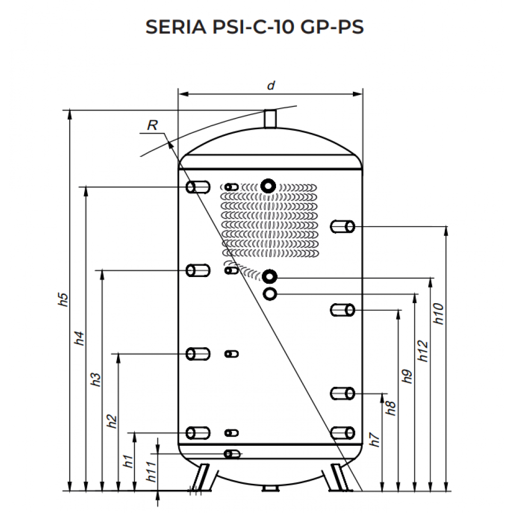 Буферная емкость КНТ PSI-C-10-800-GPPS